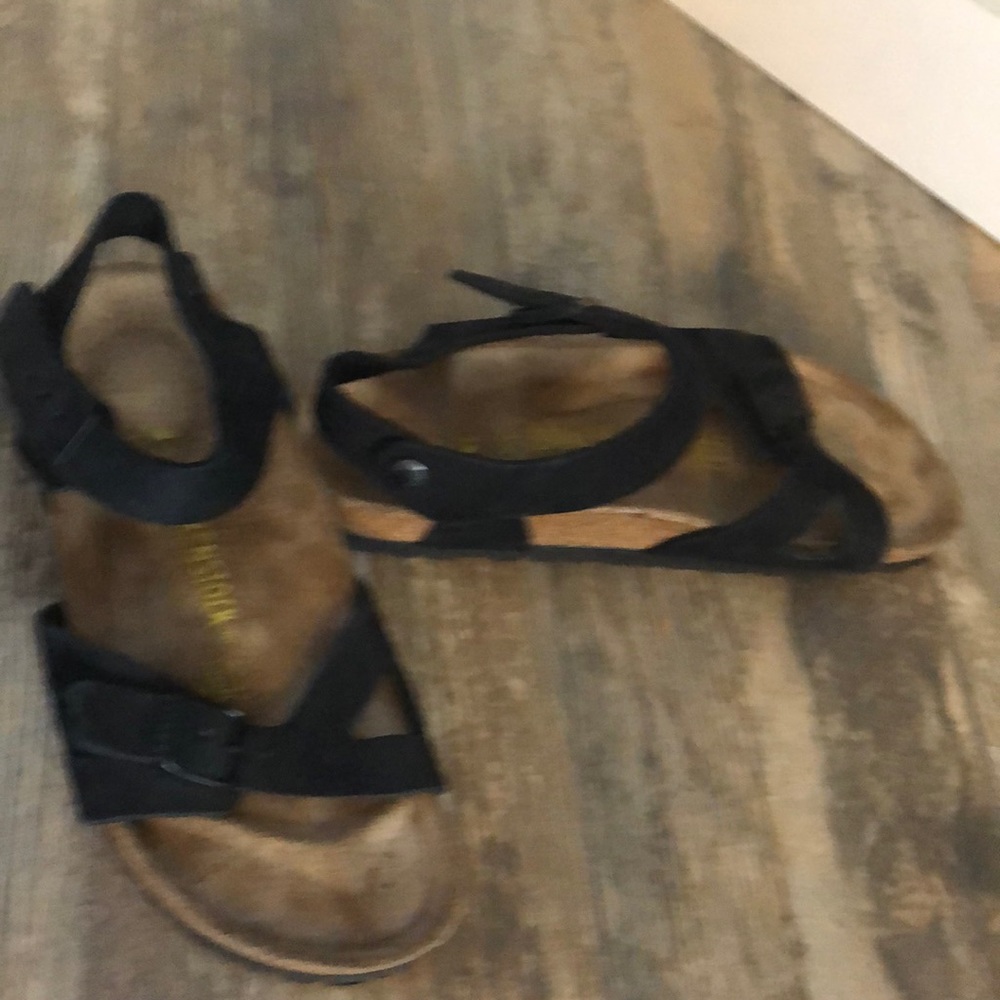 Black Birkenstock sandals